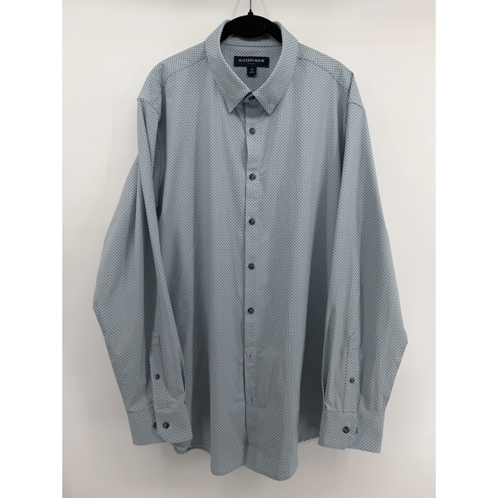 Lot of 4 Mizzen+Main Leeward Dress Shirts XL Trim Plaid Gingham Mens NWOT - Picture 6 of 9